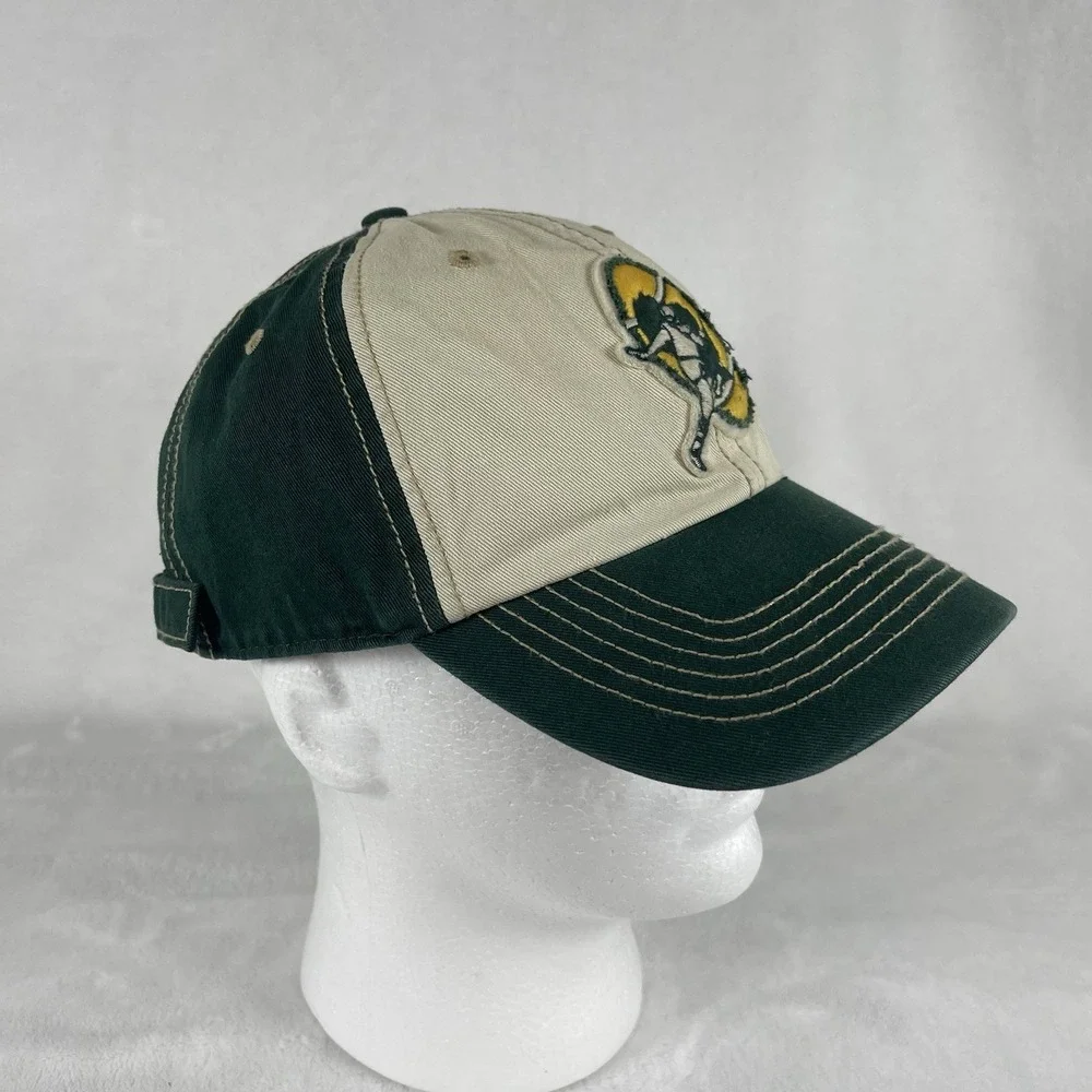 47 Brand Green Bay Packers Retro Style Strapback Hat Cap NFL Gridiron Logo